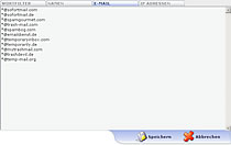 Filter Konfiguration von AllMyWeb