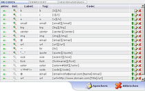 HR-Codes Konfiguration von AllMyWeb