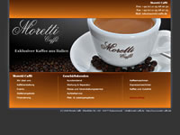 Moretti Caff� - Webdesign f�r Radevormwald